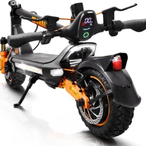 RZ1000 Dual Motor Electric Scooter 31MPH 40–50 Mile Range Off-Road Tires