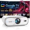 Sovboi Portable 4K Projector Google TV WiFi6 Bluetooth AI Voice Control