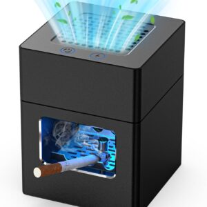 Multifunction Smokeless Ashtray with HEPA Filter and USB Rechargeable Fan