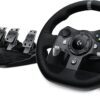Logitech G920 Driving Force Racing Wheel and Floor Pedals, Real Force Feedback