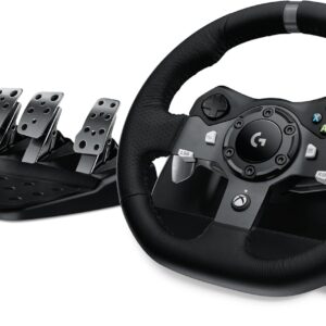 Logitech G920 Driving Force Racing Wheel and Floor Pedals, Real Force Feedback