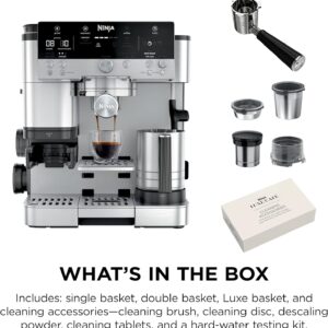 Ninja Luxe Café 3-in-1 Coffee Machine with Grinder, Frother & Espresso Tools