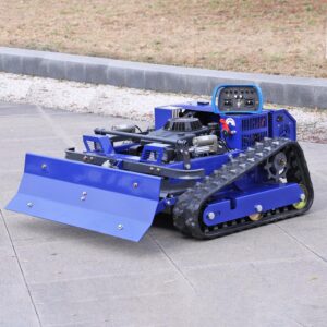Remote Control 4WD Hybrid Track Lawn Mower Adjustable 1.1–5.9" Cutting Height